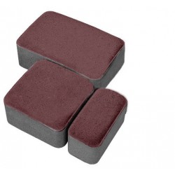 Тротуарная плитка "Старый город", Красно-коричневая, Гладкая, 60 мм Тротуарная плитка "Старый город", Красно-коричневая, Гладкая, 60 мм