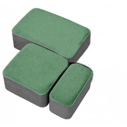 Тротуарная плитка "Старый город", Зеленая, Гладкая, 60 мм Тротуарная плитка "Старый город", Зеленая, Гладкая, 60 мм