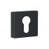 Fimet Накладка под евроцилиндр на квадратной розетке, черный 215 cylinder NO