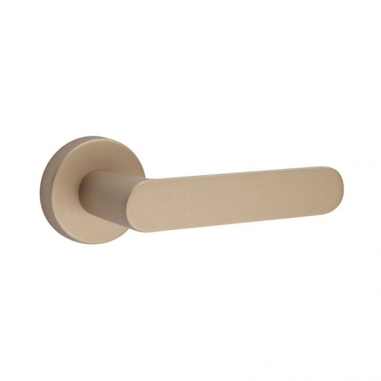 Fimet Ручка 1320/232 SHAPE F.02О - ручка на круглой розетке, матовая латунь Fimet Ручка 1320/232 SHAPE F.02О - ручка на круглой розетке, матовая латунь