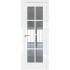Дверь Белый Люкс 101L ст.прозрачное 2000*900