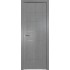 Дверь Грувд Серый 2.07XN 2000*700 AL молдинг