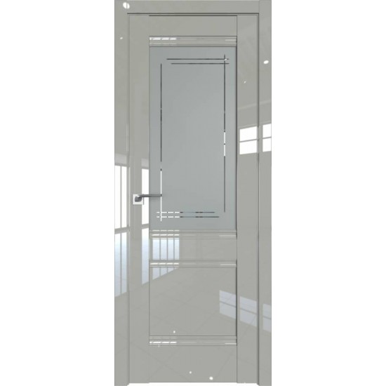 Дверь Галька Люкс  2L 2000*600 ст.мадрид