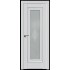 Дверь Аляска 24U 2000*700 серебро ст.кристалл матовое