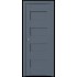 Дверь Антрацит 45U 2000*600 ст.графит