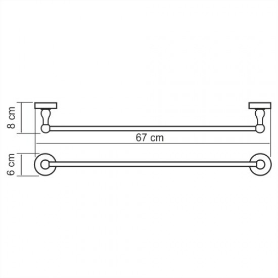 Aland K-8530 Штанга для полотенец
