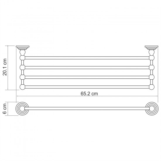 Ammer K-7011 Полка для полотенец