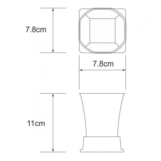 Exter K-5528 Стакан для зубных щеток