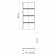 Glan 66W40 Душевая перегородка
