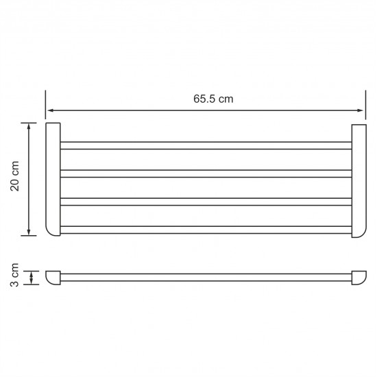 Kammel K-8311 Полка для полотенец