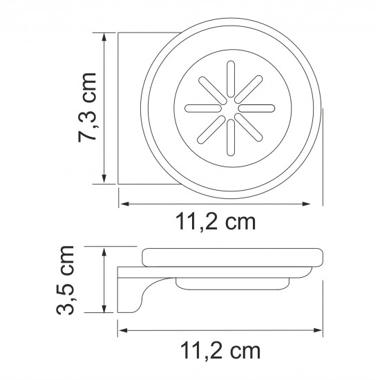 Kammel K-8329WHITE Мыльница