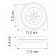 Kammel K-8329WHITE Мыльница