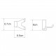 Leine K-5023DWHITE (ранее К-5023WHITE) Крючок двойной