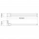 Leine K-5031WHITE Рога двойные для полотенец