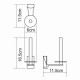 Leine K-5097 Держатель туалетной бумаги