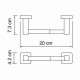 Lippe K-6522 Держатель туалетной бумаги