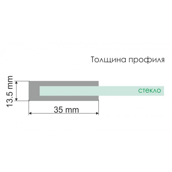 Rossel 28W40 Душевая перегородка