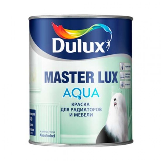 Краска для мебели и радиаторов Dulux Master Lux Aqua 40 Краска для мебели и радиаторов Dulux Master Lux Aqua 40