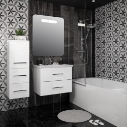 Комплект мебели для ванной Арабеско 70 см белая