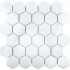 Hexagon small White Glossy 51x59