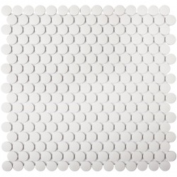 Penny Round White Antislip