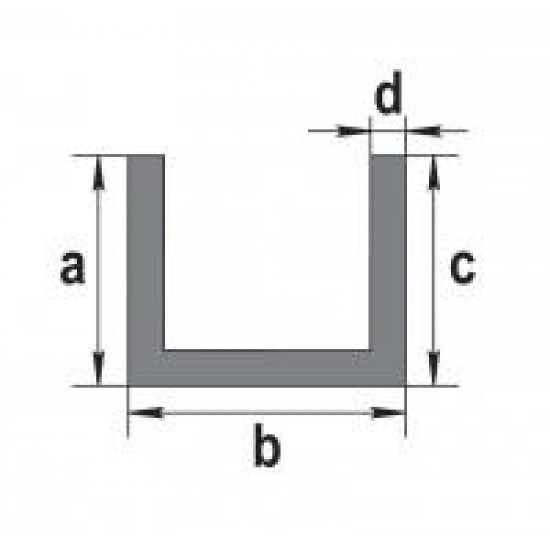 Швеллер 10x22x10x1,5 мм