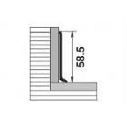Алюминиевый плинтус Пл 60 Алюминиевый плинтус Пл 60