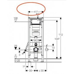 Система инсталляции для унитазов Geberit Duofix 111.361.00.5