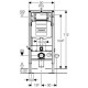 Система инсталляции для унитазов Geberit Duofix UP320 111.333.00.5 Система инсталляции для унитазов Geberit Duofix UP320 111.333.00.5