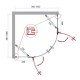 Душевой уголок BELBAGNO KRAFT-R-2 Душевой уголок BELBAGNO KRAFT-R-2