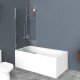 Душевая шторка на ванну BELBAGNO UNO-V-1 Душевая шторка на ванну BELBAGNO UNO-V-1