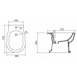 Биде напольное BELBAGNO BOHEME Биде напольное BELBAGNO BOHEME