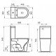 Унитаз-компакт BELBAGNO SFERA-R Унитаз-компакт BELBAGNO SFERA-R