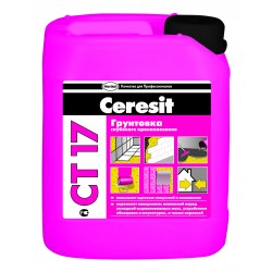 Грунт Церезит СТ 17/10 укрепляющий для впит.оснований 10л Грунт Церезит СТ 17/10 укрепляющий для впит.оснований 10л
