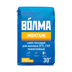 Клей Волма-Монтаж (гипсовый) 30 кг / 40/45шт. пал
