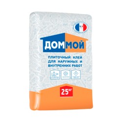 Плиточный клей ДОМ МОЙ д/наружных и внутр. работ 25кг (48шт/пал)