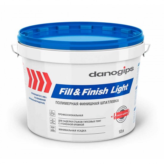 Шпатлевка Шитрок Fill&Finish Light (облегченная) 10л/11 кг (48шт/под)