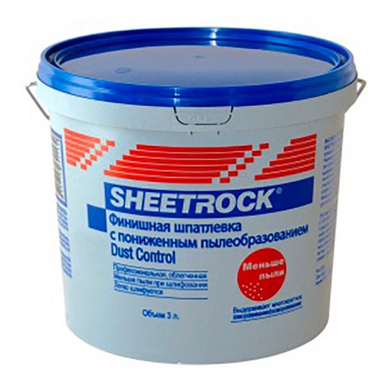 Шпатлевка Шитрок LW Plus 3 Dust Control 3,0 л Шпатлевка Шитрок LW Plus 3 Dust Control 3,0 л