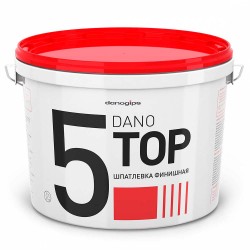 Финишная шпатлевка под обои DANO ТОР 5 (16,5 кг,10 л, 44 шт)