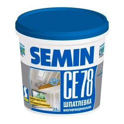 Шпаклевка Semin универсальная CE78 15 кг+3кг (синяя крышка)