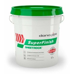 Шпатлевка Danogips SuperFinish 17л/28кг