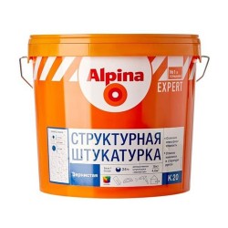 Декоративная штукатурка на полимерной основе Alpina EXPERT Структурная штукатурка K 20, 16 кг Декоративная штукатурка на полимерной основе Alpina EXPERT Структурная штукатурка K 20, 16 кг