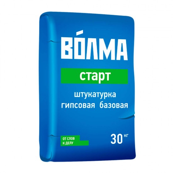 Штукатурка гипсовая ВОЛМА- Старт, 30 кг (45 шт/пал)