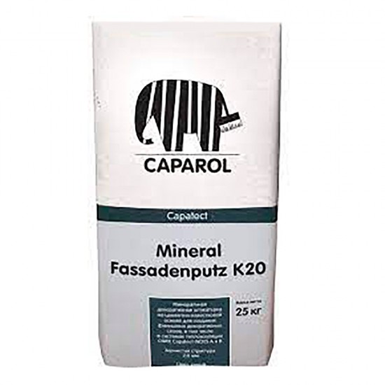 Штукатурка на минеральной основе Capatect Mineral Fassadenputz K 20 / Минералфассаденпутц K20, 25 кг