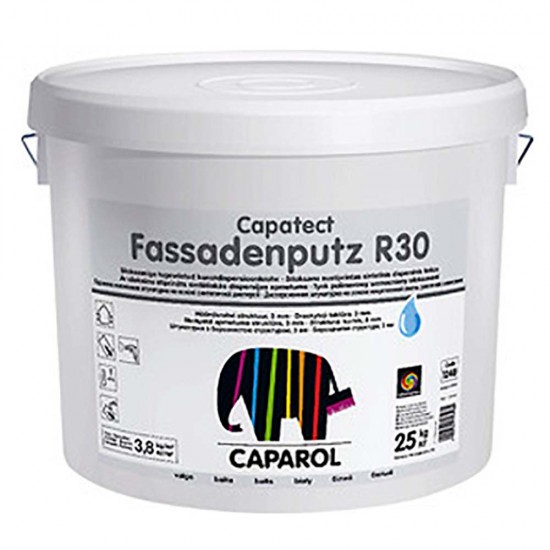 Штукатурка структурная Capatect Fassadenputz R30 / Фассаденпутц Р30 База 1, 25 кг