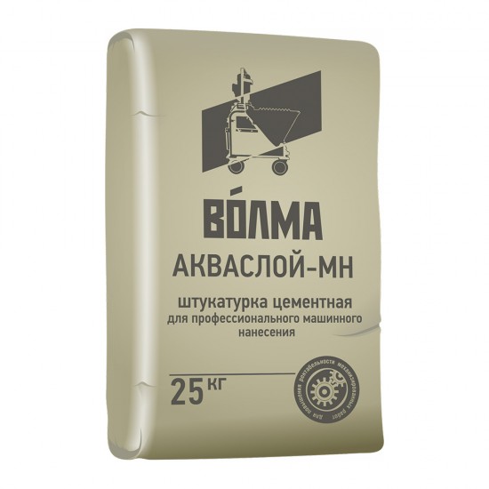 Штукатурка ВОЛМА Акваслой МН (цементная) , 25 кг (56/54 шт/пал) (Волгоград) Штукатурка ВОЛМА Акваслой МН (цементная) , 25 кг (56/54 шт/пал) (Волгоград)