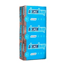 Изделия звукоизоляционные минераловатные KNAUFINSULATION АкустиKnauf АS 50*610*1230 (0,6м3 -12м2/упак)